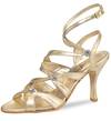 Schuhe in Gold und Silber für die Braut